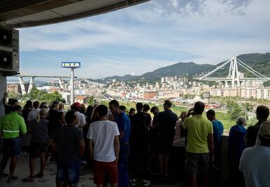 Dañado y costoso, así era el puente "enfermo" que se derrumbó en Génova, Italia