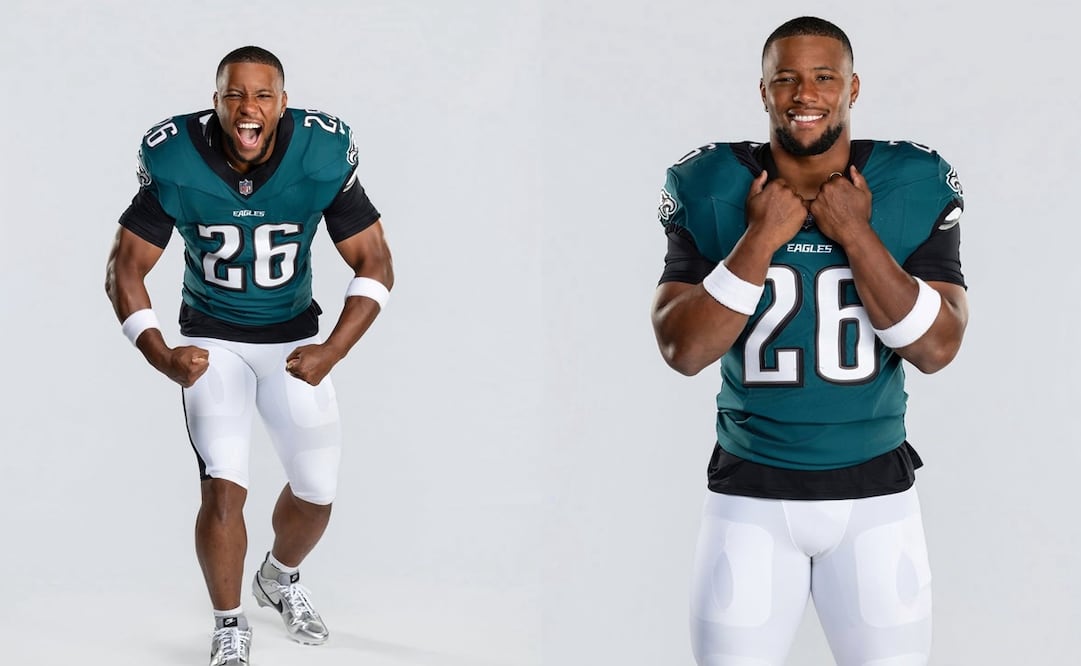 El corredor de los Eagles fue elegido como el mejor jugador en toda la NFL | FOTO: @saquon