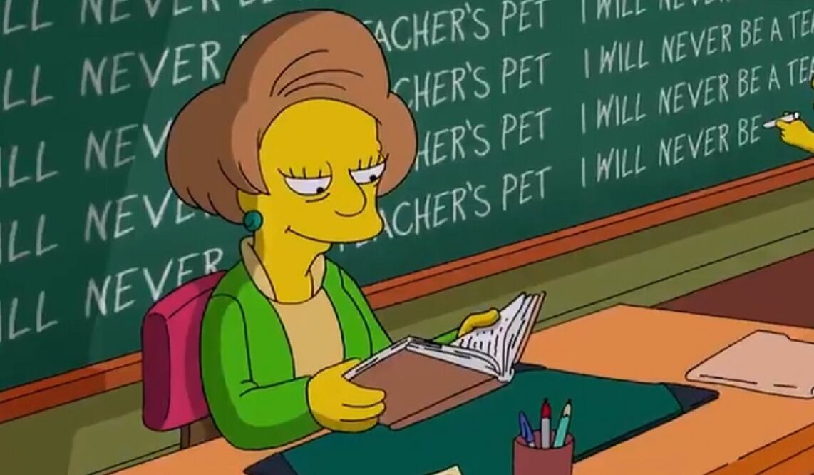 Maestra Krabappel. Foto: Captura