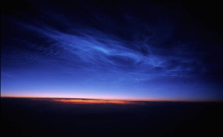 Nubes noctilucentes, la bella secuela del cambio climático 