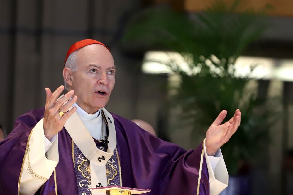 El cardenal Carlos Aguiar Retes. Foto: Archivo