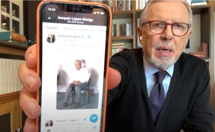 López-Dóriga responde a AMLO por mención en la mañanera de foto “chocheando”
