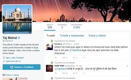 El Taj Mahal ya tiene Twitter
