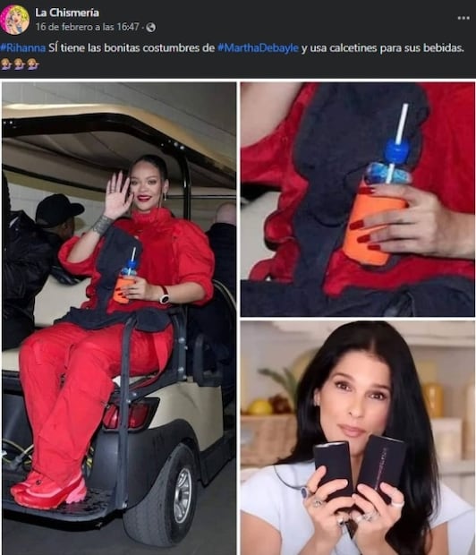 Rihanna adopta las "bonitas costumbres" de... ¿Martha Debayle?
