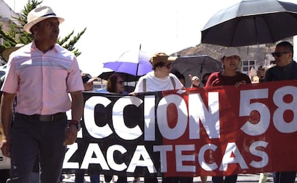 CNTE se moviliza en la CDMX; bloquea instalaciones de la SNTE y contingente marcha a las instalaciones de PensionIssste