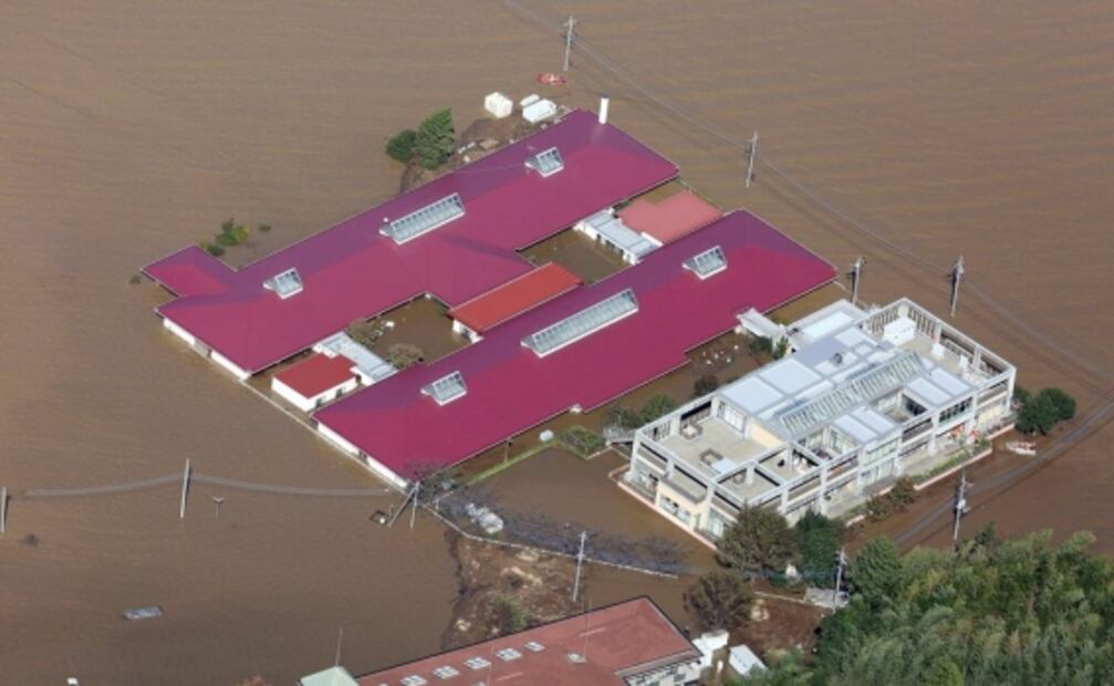Las imágenes tras el paso del tifón “Hagibis” en Japón