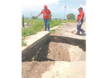 Hay 8 mil personas en riesgo por grieta