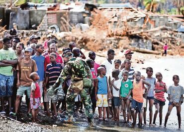 Tiburón. El poblado rodeado por la destrucción