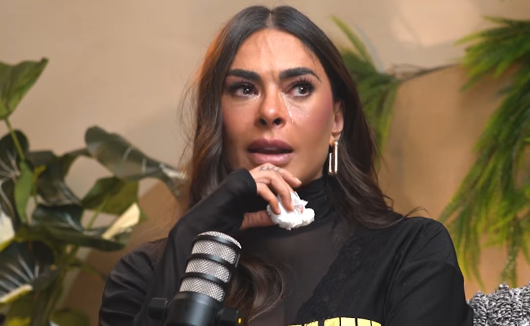 Galilea Montijo llora al hablar de cuando su hijo, a los 11 años, decidió vivir con su padre y no con ella.