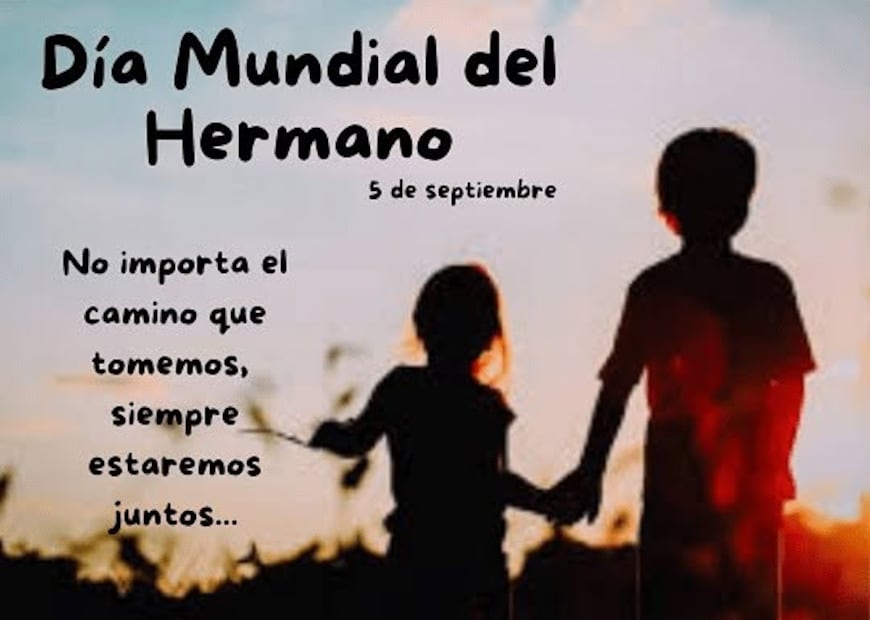 Celebra a tu hermano o hermana ese 5 de septiembre. Foto: Redes Sociales