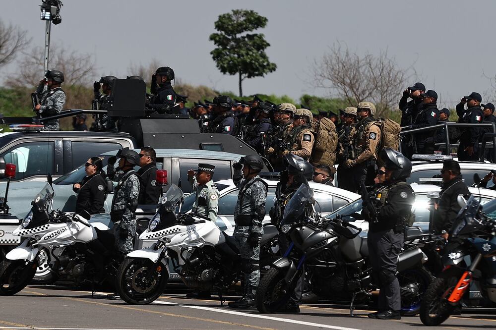 Claudia Sheinbaum presenta Mando Único Oriente en el Estado de México. (Foto: Berenice Fregoso/ EL UNIVERSAL)