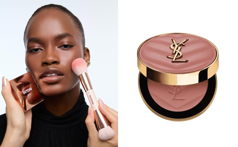 Tu tono de piel tiene su blush ideal (y sí hace diferencia). Foto: Instagram @detonibeauty, Yves Saint Laurent