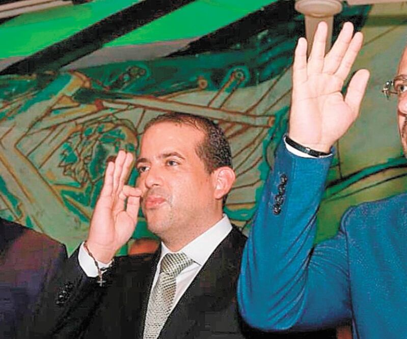 Luis Fernando Camacho Vaca juró el 26 de febrero pasado como presidente de 2019 a 2021 de un poderoso comité cívico de Bolivia. COMITÉ CÍVICO PRO SANTA CRUZ DE LA SIERRA