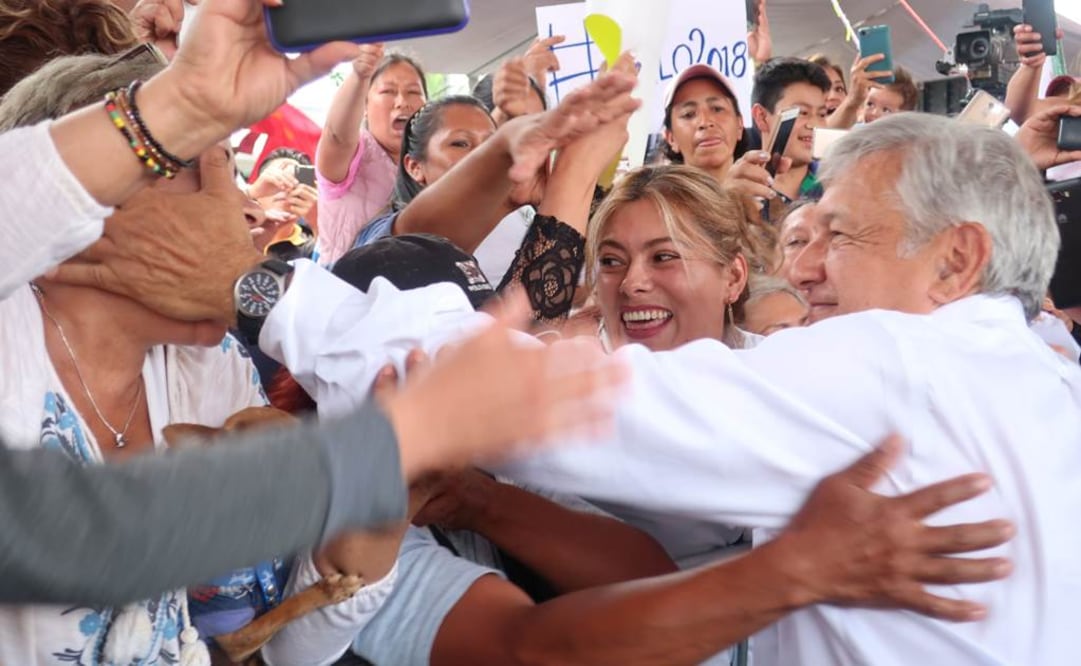 El candidato presidencial por la coalición Juntos Haremos Historia, Andrés Manuel López Obrador. Foto: EFE