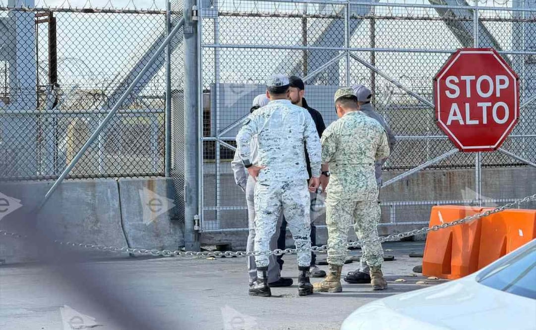 Marina cierra temporalmente la circulación del Puente Viejo en Matamoros (19/01/2026). Foto: Especial