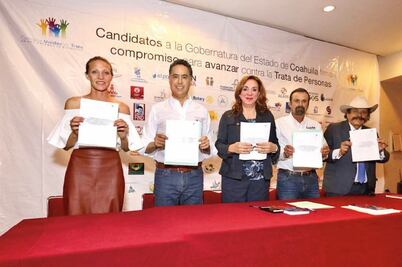 Tres candidatos más ofrecen acabar con la trata en Coahuila