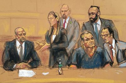 "El Chapo" recibirá a su hermana rumbo a su juicio