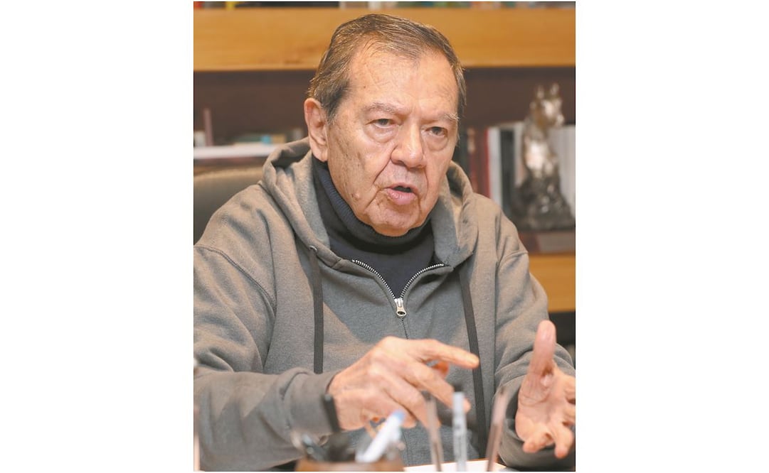 Muñoz Ledo advirtió de un “atraco que la 4T no merece”. ARCHIVO EL UNIVERSAL