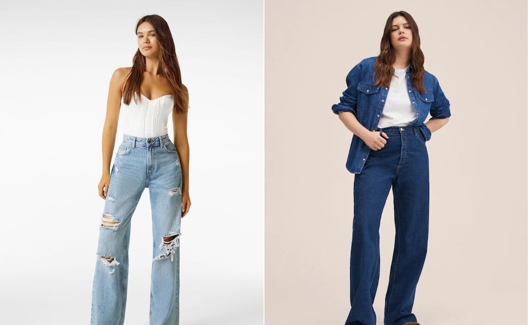 La influencia de los 90 sigue presente en la moda actual / Foto: Bershka / Mango