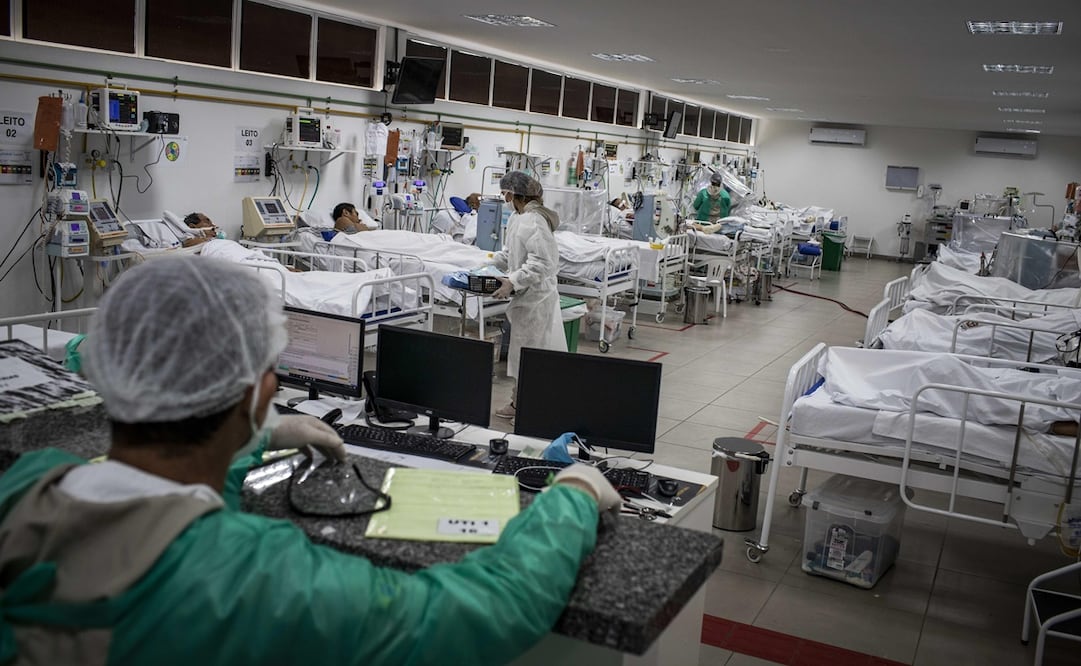 El Hospital Municipal de Campanha Gilberto Novaes, en la ciudad de Manaus (Brasil). (Foto: EFE)