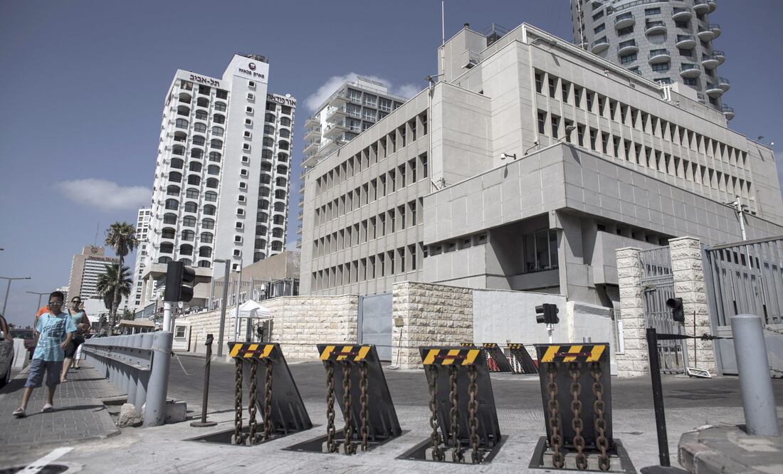 Embajada de Estados Unidos en Tel Aviv, Israel (Foto: EFE)