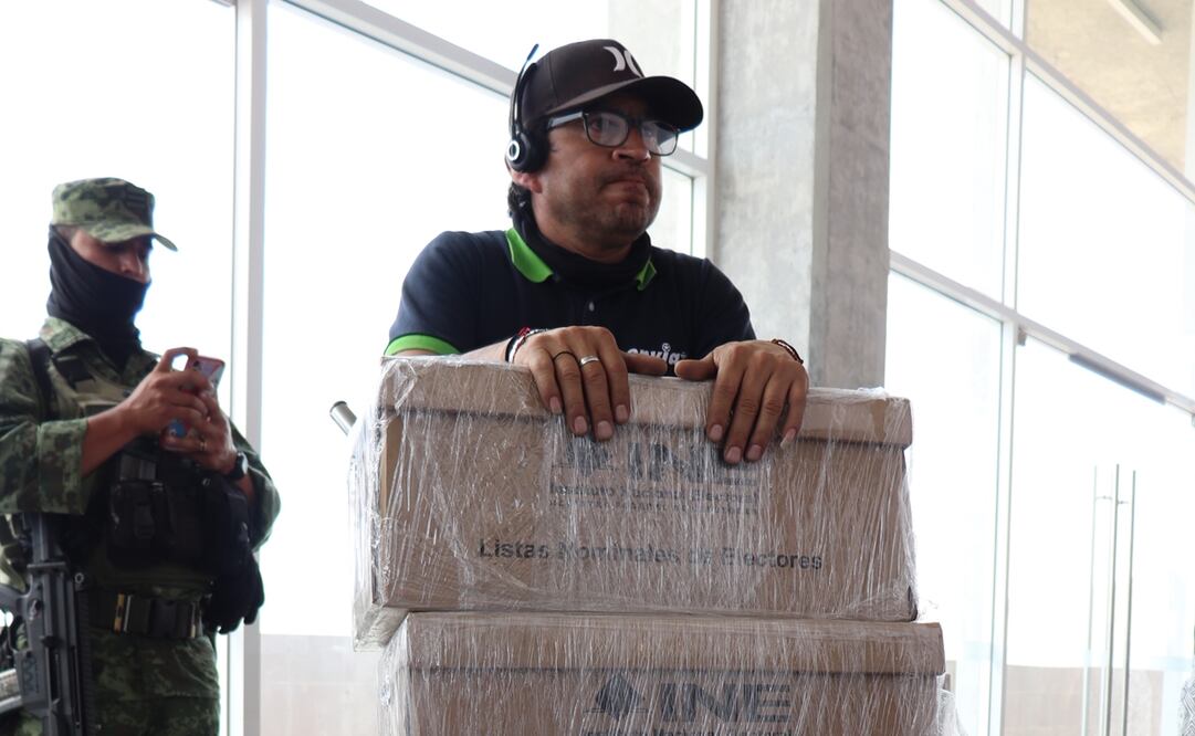 La Junta Local Ejecutiva de INE en Zacatecas recibió 124 cajas con los cuadernillos de lista nominal definitiva. Foto: especial