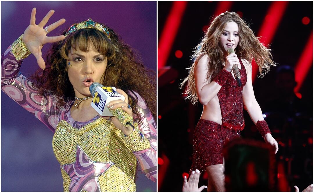 Tatiana y Shakira. Foto: Archivo y EFE