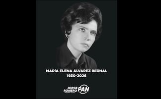 Muere exdiputada María Elena Álvarez Bernal a los 95 años; Calderón, Jorge Romero y Kenia López reconocen su trayectoria