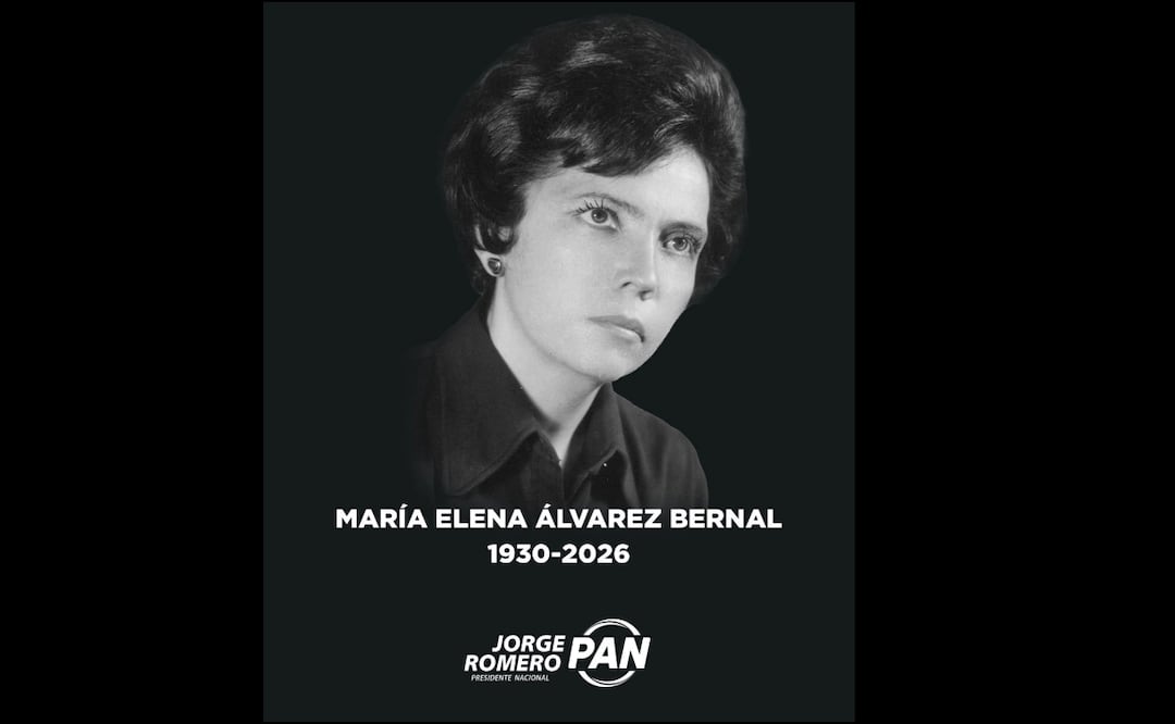 Muere exdiputada María Elena Álvarez Bernal a los 95 años (12/02/2026). Foto: Especial
