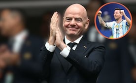 Revive video de Infantino sobre un jugador argentino y reaviva la polémica en redes: "Lo adoro"