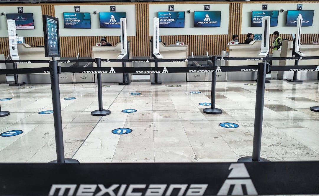 Aspectos módulos información Mexicana AIFA. Foto: Luis Camacho/ El Universal