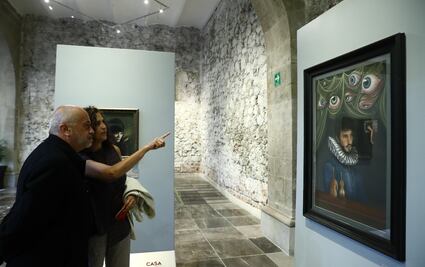 Inaugura Senado exposición pictórica “Visiones”, de la artista Martha Sáenz 