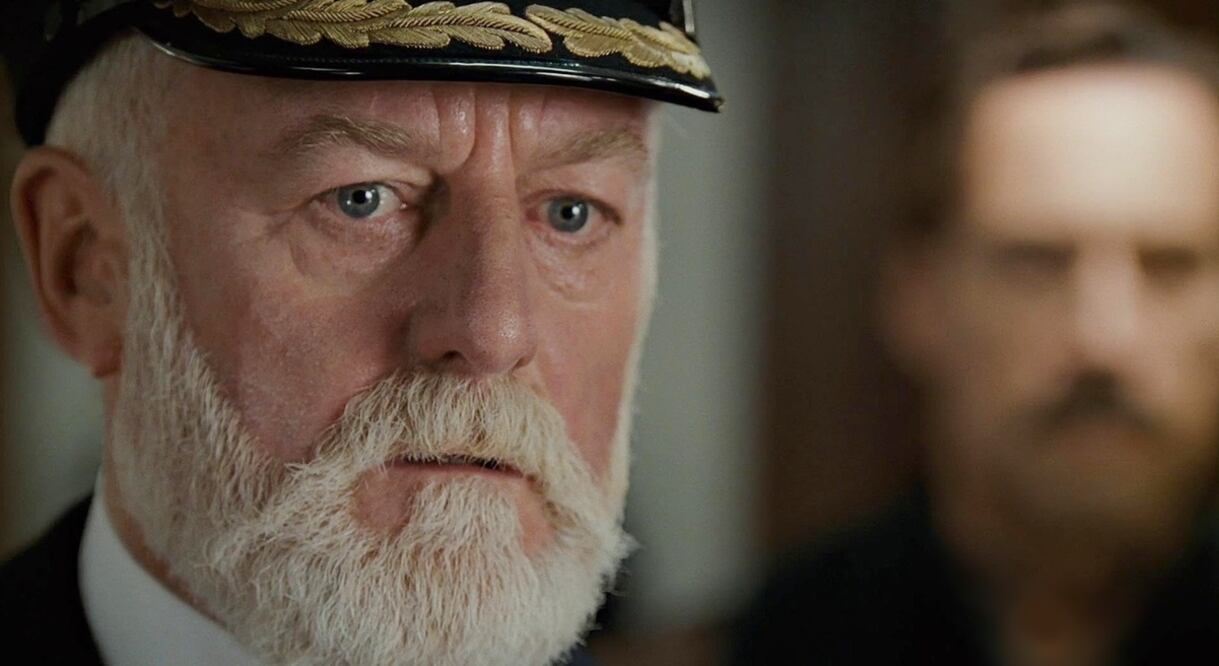 El actor Bernard Hill dio vida al capitán Smith en "Titanic", película de 1997, dirigida por James Cameron.
Foto: IMDb