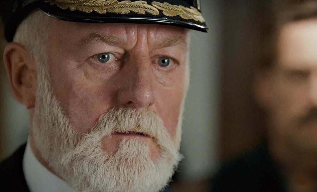 El actor Bernard Hill dio vida al capitán Smith en "Titanic", película de 1997, dirigida por James Cameron.
Foto: IMDb