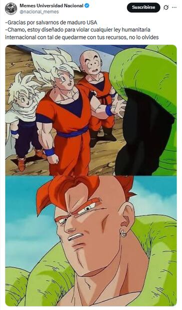 Memes de la captura de Nicolás Maduro. Foto: X