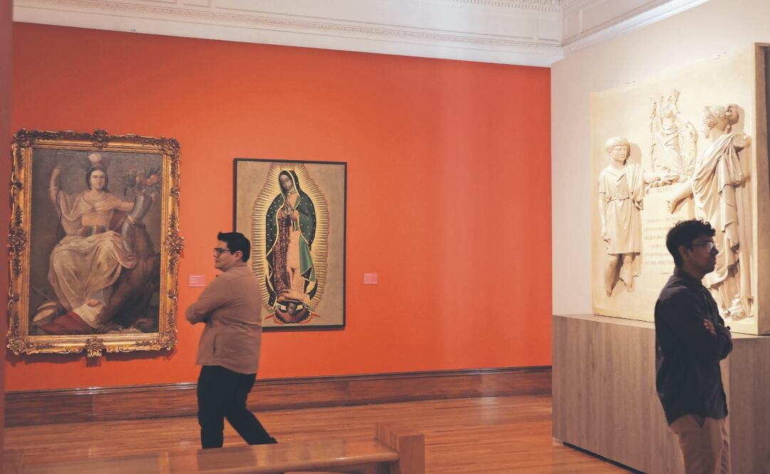 Algunos lienzos lucen tras el trabajo curatorial en el recinto. Foto: de CARLOS MEJíA. EL UNIVERSAL