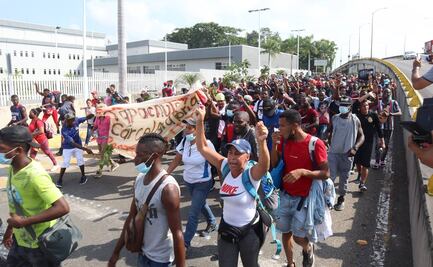 Caravana migrante sale de Tapachula, Chiapas; denuncian violaciones a sus derechos