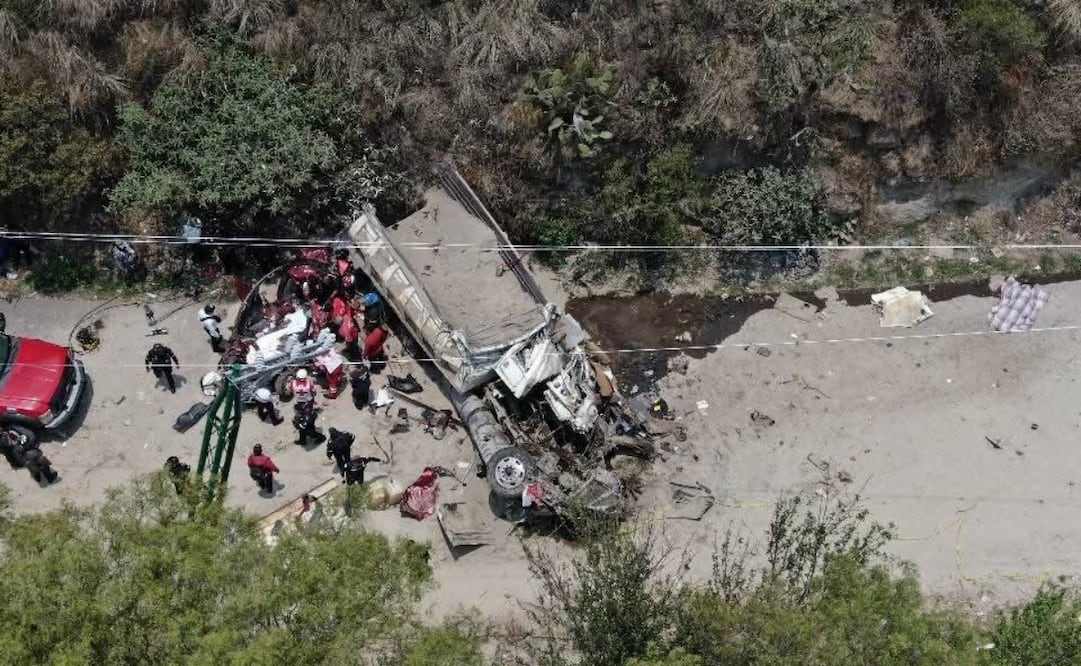 Fatal choque en Rincón Verde, Naucalpan. Foto: Especial