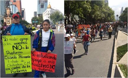CNTE anuncia para mañana 4 marchas hacia el Zócalo