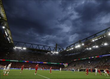 El Alemania vs Dinamarca queda suspendido momentáneamente por condiciones climáticas