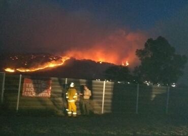 Combaten tercer incendio en la semana en Bosque de La Primavera