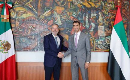 Canciller de la Fuente recibe a ministro de Emiratos Árabes; identifican interés en  seguridad, IA y high tech  