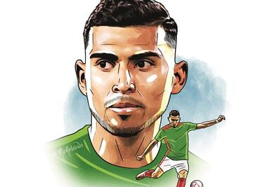 Orbelín Pineda, del verde del rancho al del ‘Tricolor’ en una Copa del Mundo