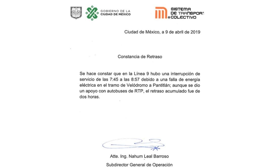 Fotografía: @MetroCDMX