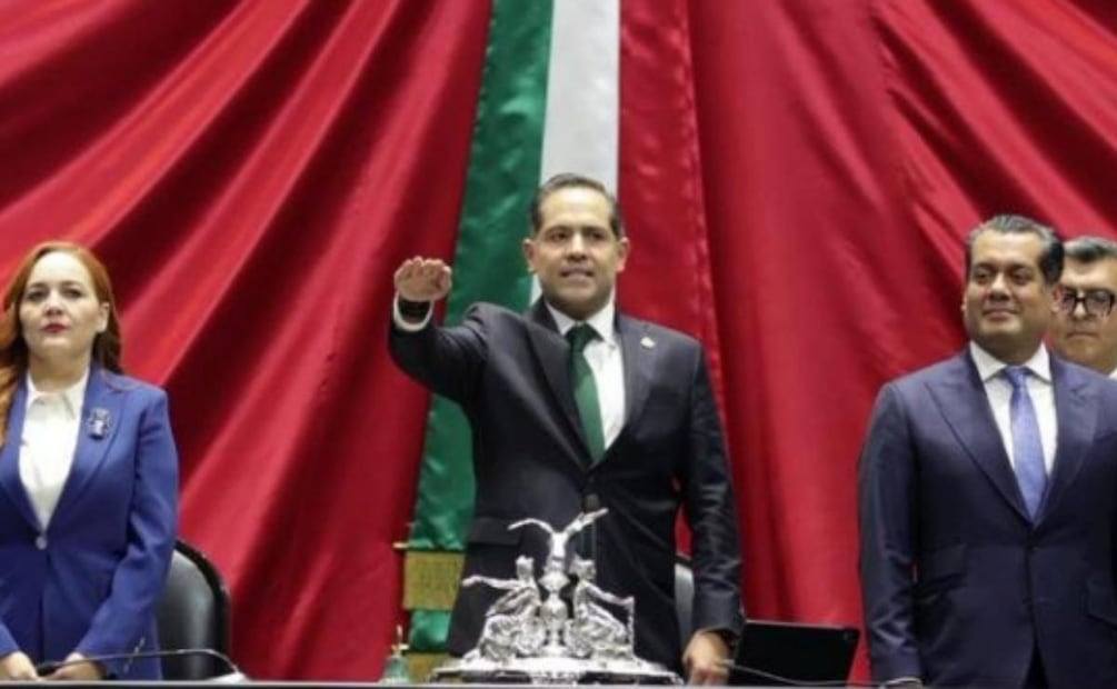 Raúl Bolaños Cacho, nuevo presidente de la Cámara de Diputados (01/09/2026). Foto: Especial