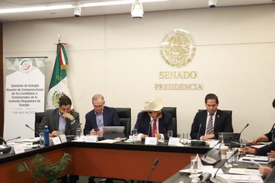 Candidatos de la CRE reprochan a senadores por "exhibirlos"
