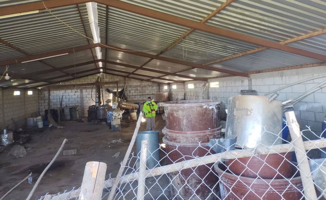 Aseguran narcolaboratorio en Tlaxcala / Foto: Especial