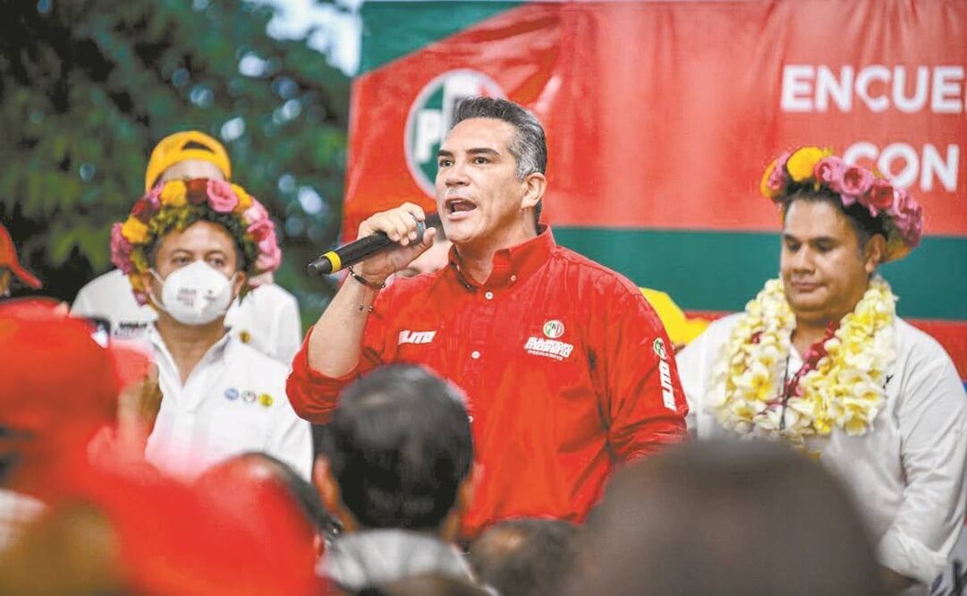 Alito llamó a respaldar a candi-datos del PRI en Michoacán. Foto: Tomada de Twitter