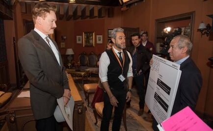 Conan O'Brien graba escenas para telenovela