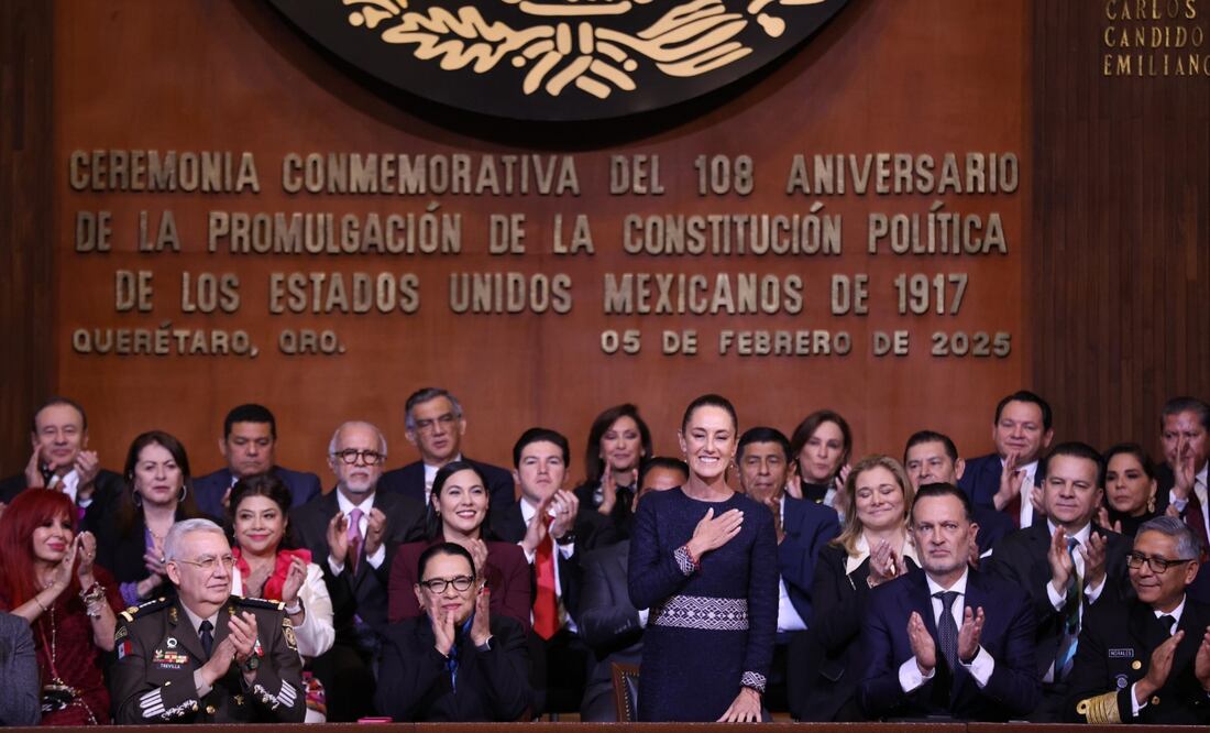 Conmemoración del 108 Aniversario de la Constitución Política de 1917 en Querétaro. Foto: Diego Simón/EL UNIVERSAL